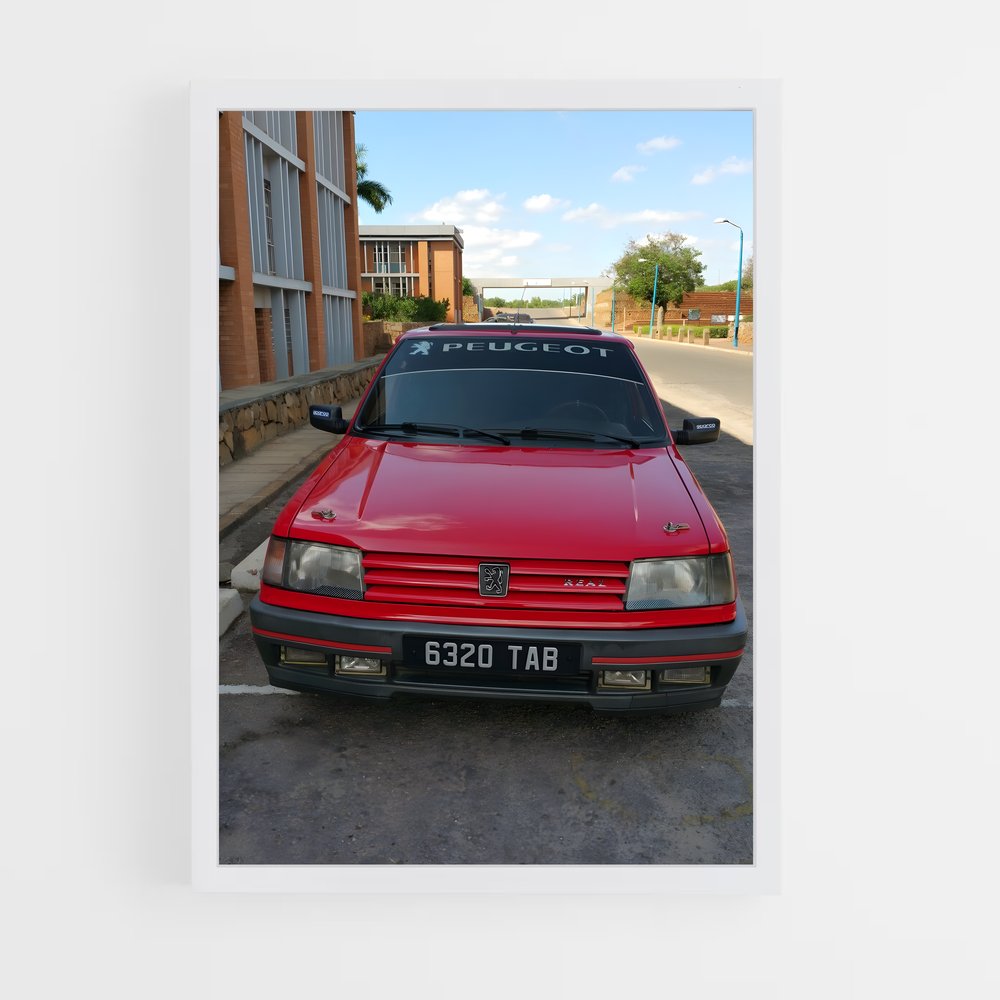 Poster 309 GTI Resplendissant – affiche Peugeot (vue 3)